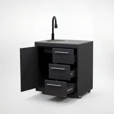 Riley Straight Outdoor Kitchen 6 Burner Gas BBQ