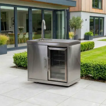 Stanley Fridge & Cupboard with Sink & Tap Modular Unit