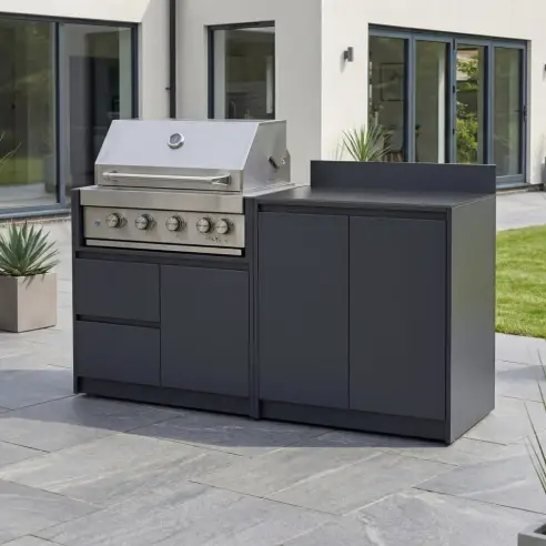 Oakley Straight 4 Burner Gas BBQ S1800-A