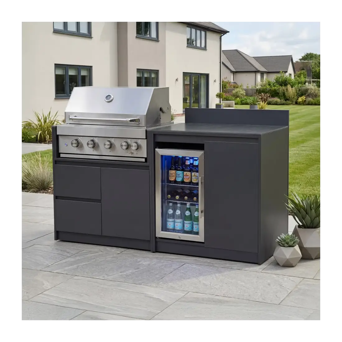 Oakley Straight 4 Burner Gas BBQ S1800-D Oakley Straight 4 Burner Gas BBQ S1800-D
