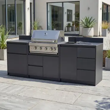 Oakley Straight 4 Burner Gas BBQ S2400-C