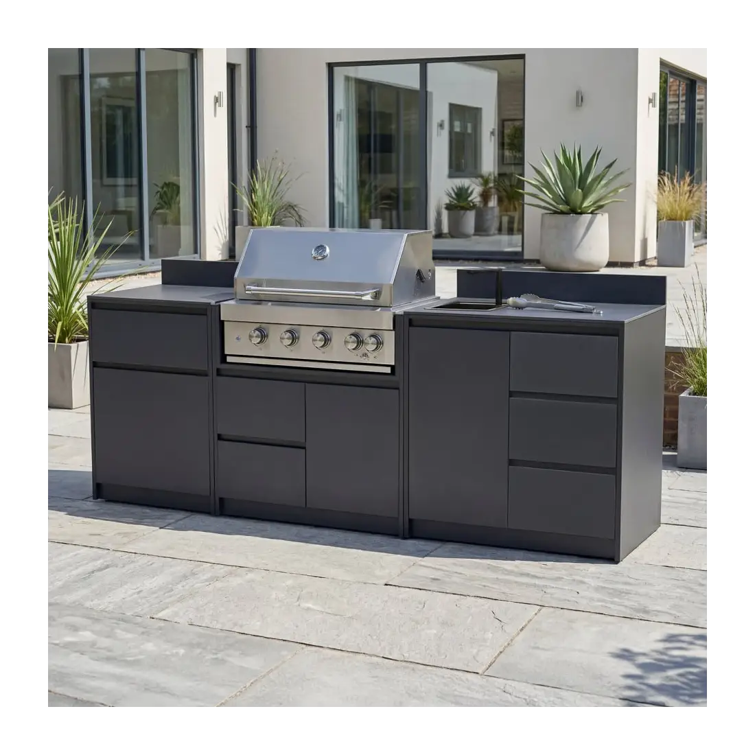 Oakley Straight 4 Burner Gas BBQ S2400-C Oakley Straight 4 Burner Gas BBQ S2400-C
