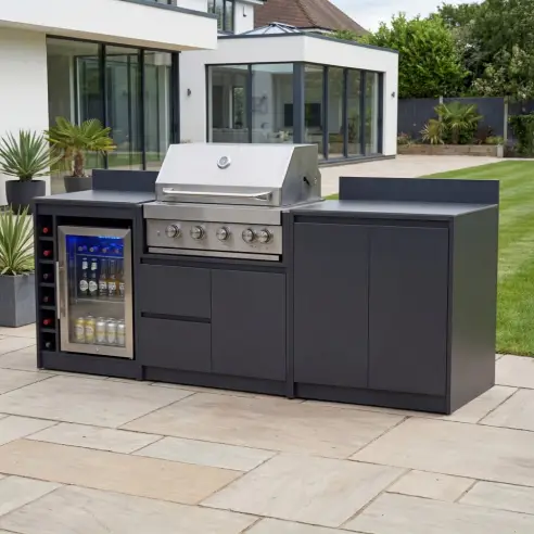 Oakley Straight 4 Burner Gas BBQ S2400-D Oakley Straight 4 Burner Gas BBQ S2400-D