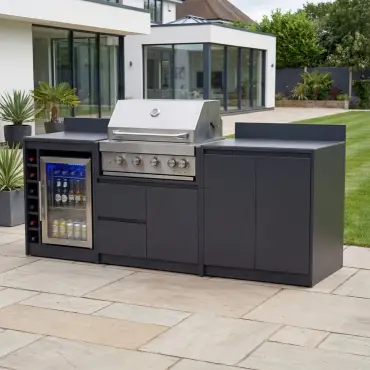 Oakley Straight 4 Burner Gas BBQ S2400-D