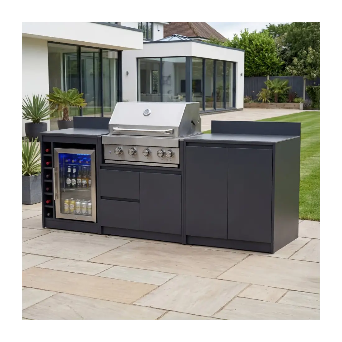 Oakley Straight 4 Burner Gas BBQ S2400-D Oakley Straight 4 Burner Gas BBQ S2400-D