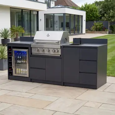 Oakley Straight 4 Burner Gas BBQ S2400-F