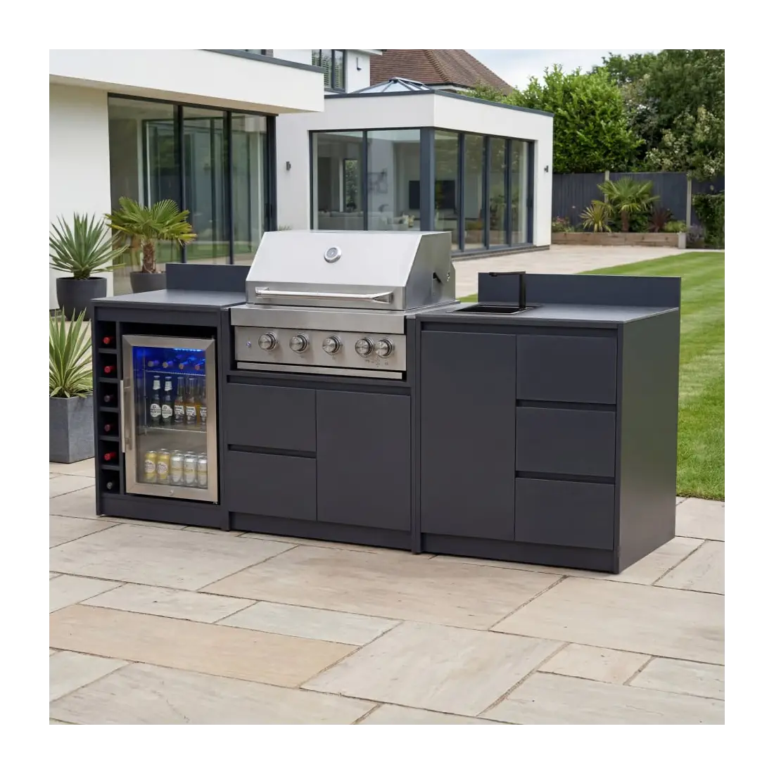 Oakley Straight 4 Burner Gas BBQ S2400-F