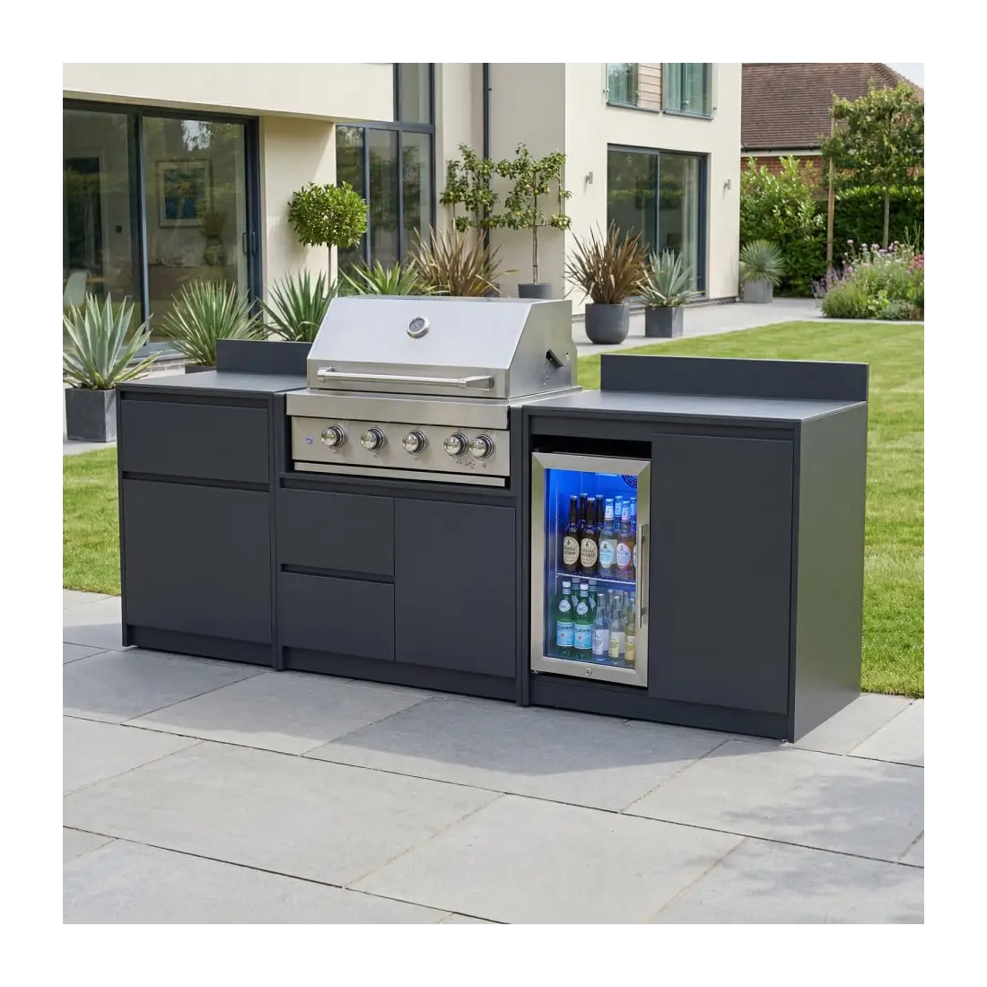 Oakley Straight 4 Burner Gas BBQ S2400-G