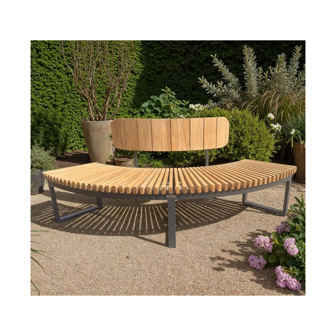 Inner Backrest | Mandalay Curved Bench Teak Certified