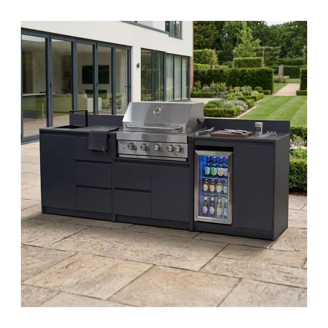 Oakley Straight 4 Burner Gas BBQ S2700-G