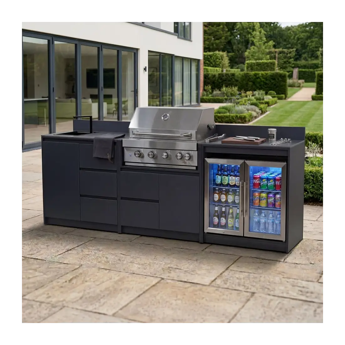 Oakley Straight 4 Burner Gas BBQ S2700-H Oakley Straight 4 Burner Gas BBQ S2700-H