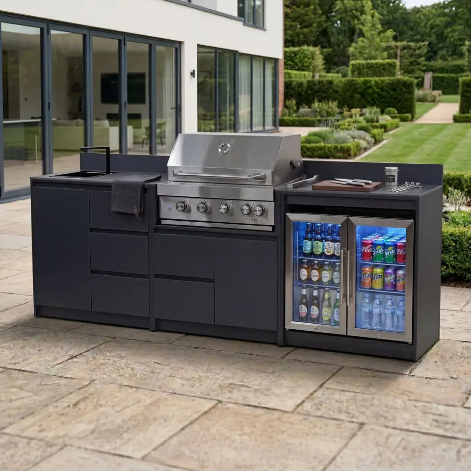 Oakley Straight 4 Burner Gas BBQ S2700-H