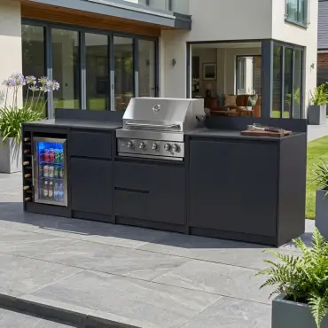 Oakley Straight 4 Burner Gas BBQ S3000-A