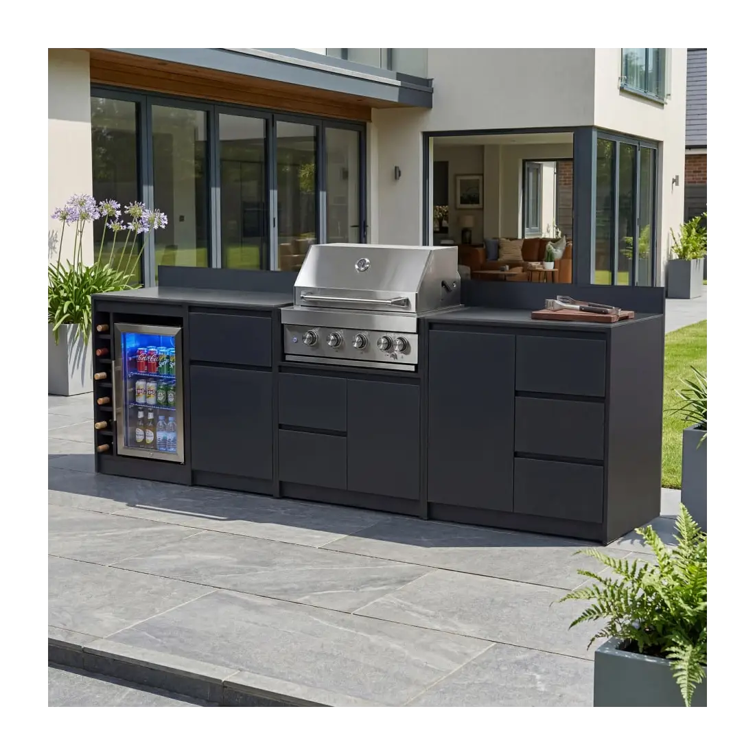 Oakley Straight 4 Burner Gas BBQ S3000-B Oakley Straight 4 Burner Gas BBQ S3000-B