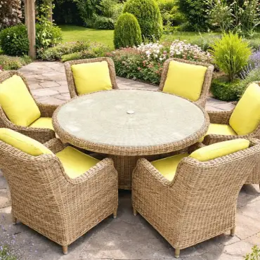 High Back 6 Chair Dining Set