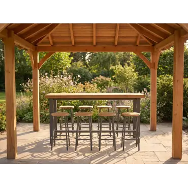 Nevada Bar Set - Certified Teak