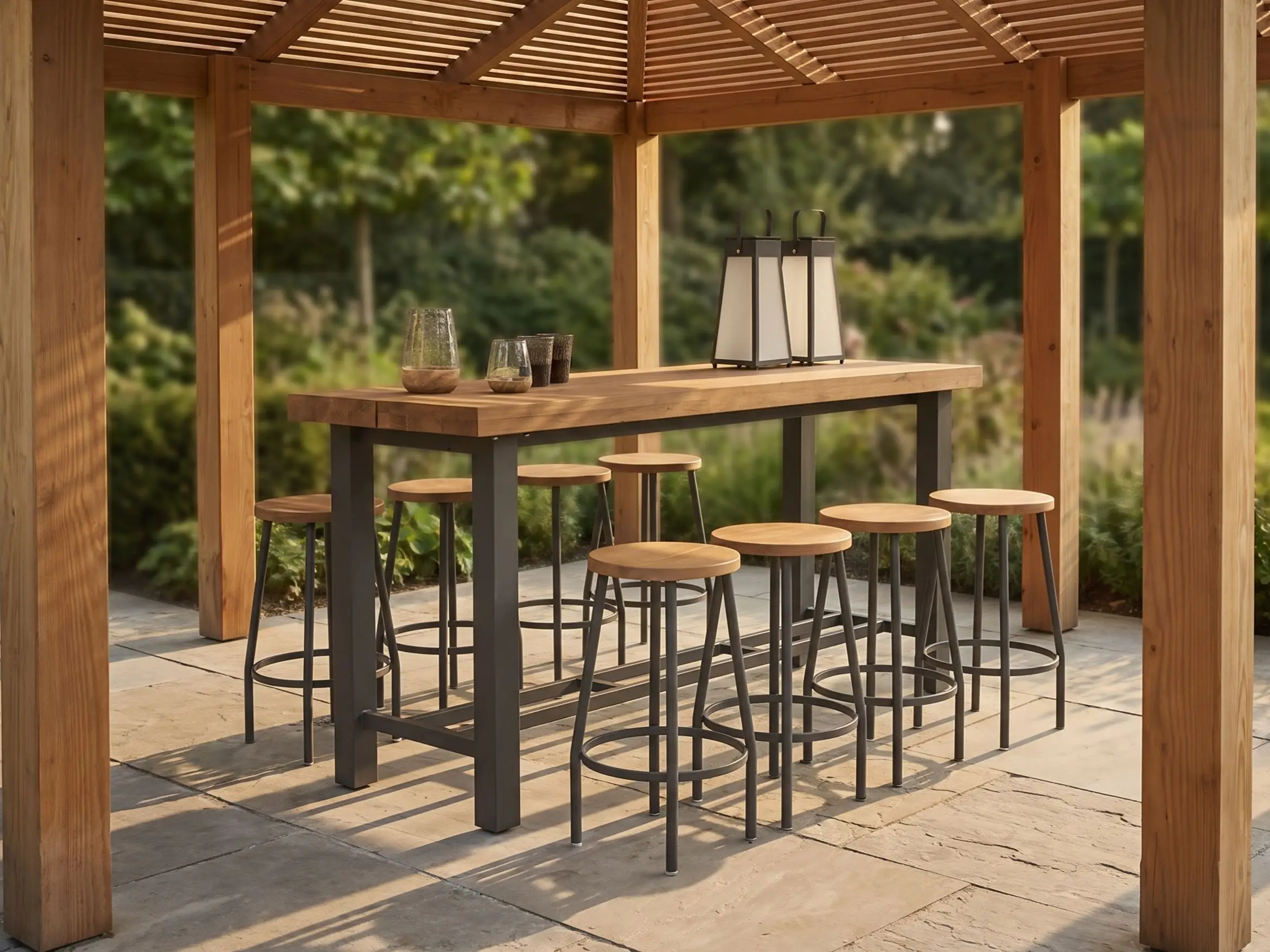 Nevada Bar Set - Certified Teak