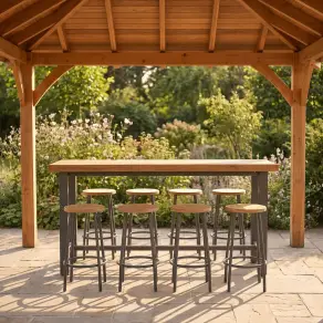 Nevada Bar Set - Certified Teak