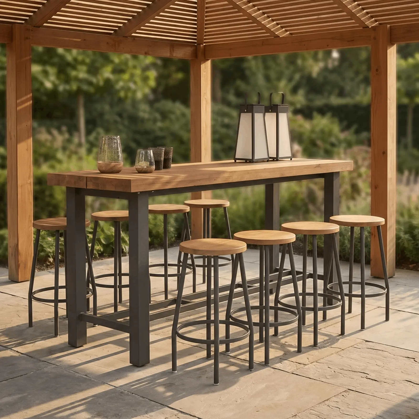 Nevada Bar Set - Certified Teak