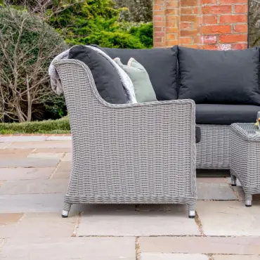 Talia Rattan Corner Sofa Lounging Set
