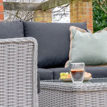 Talia Rattan Corner Sofa Lounging Set