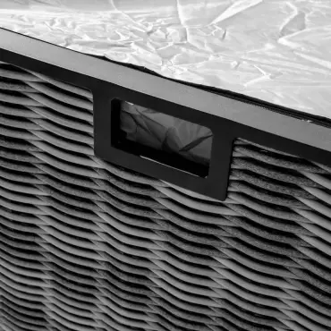 Caleb Rattan Aluminium Storage Box