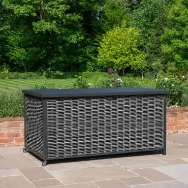 Caleb Rattan Aluminium Storage Box