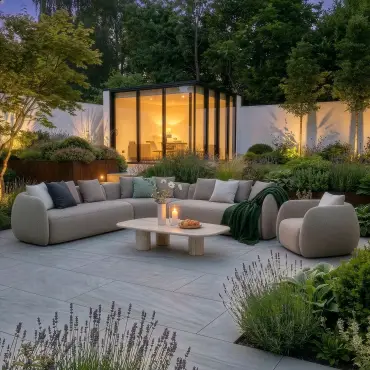 Fabric Monte Carlo Large Corner Sofa Set with Armchair