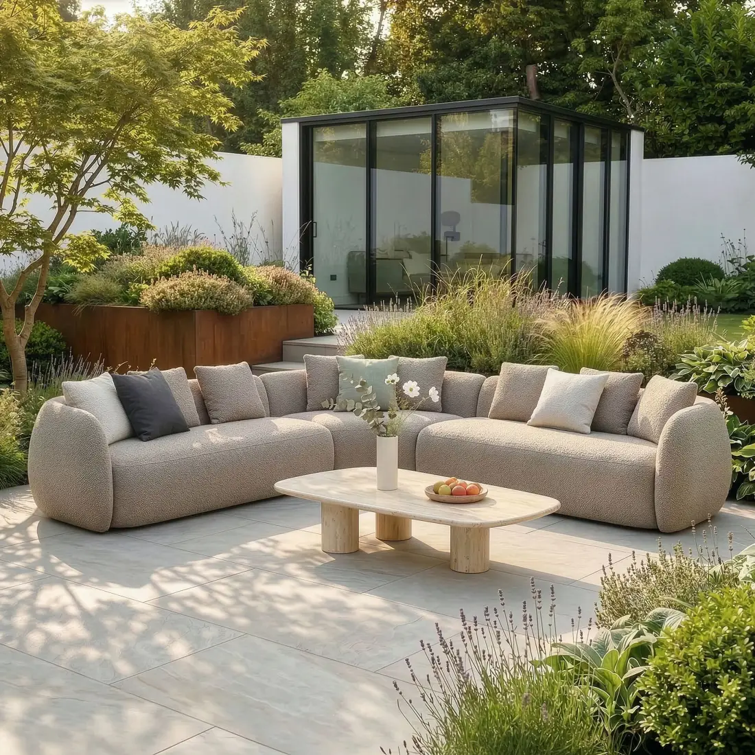 Fabric Monte Carlo Large Corner Sofa Set Fabric Monte Carlo Large Corner Sofa Set