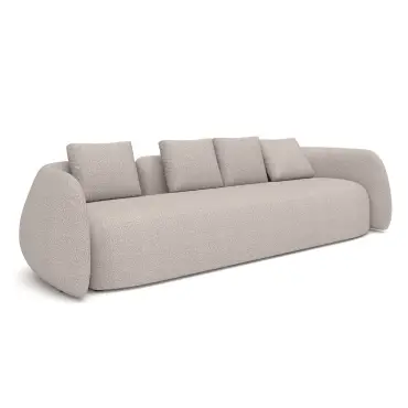 Fabric Monte Carlo 4 Seat Sofa Set
