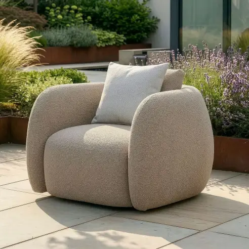 Fabric Monte Carlo Armchair