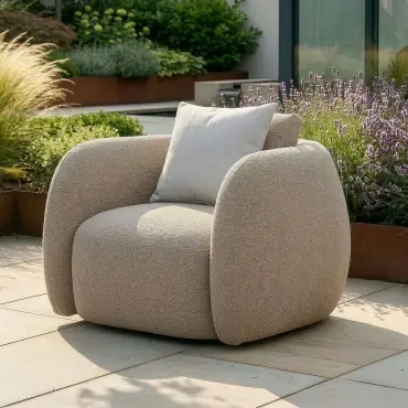 Fabric Monte Carlo Armchair