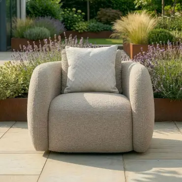 Fabric Monte Carlo Armchair