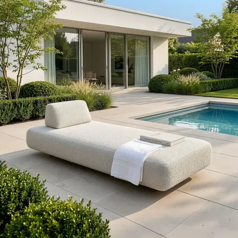 Fabric Cannes Sunlounger