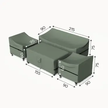 Protex Furniture Cover Pack for 3 Seater Sofa Lounge Dining Set