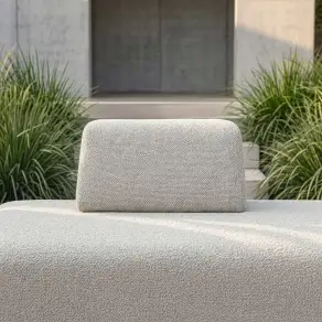 Fabric Cannes Small Sofa Backrest