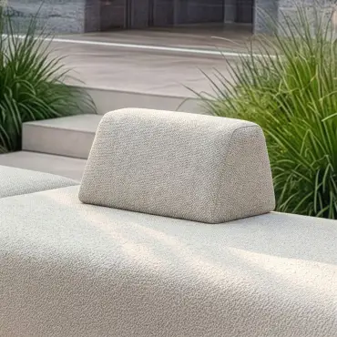 Fabric Cannes Small Sofa Backrest