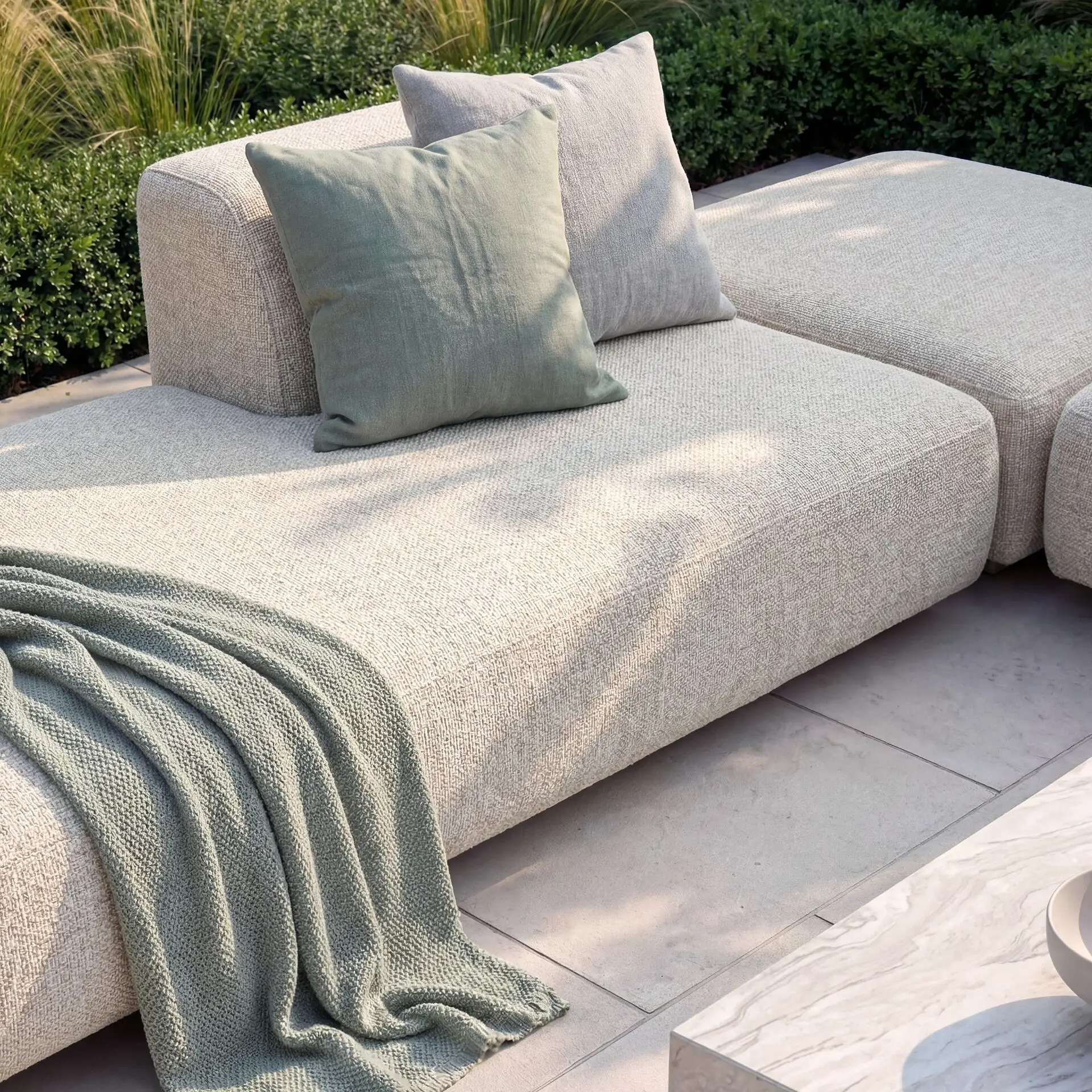Fabric Cannes Small Sofa Backrest