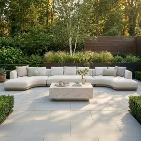 Fabric Lyon Large U Shape Sofa Set