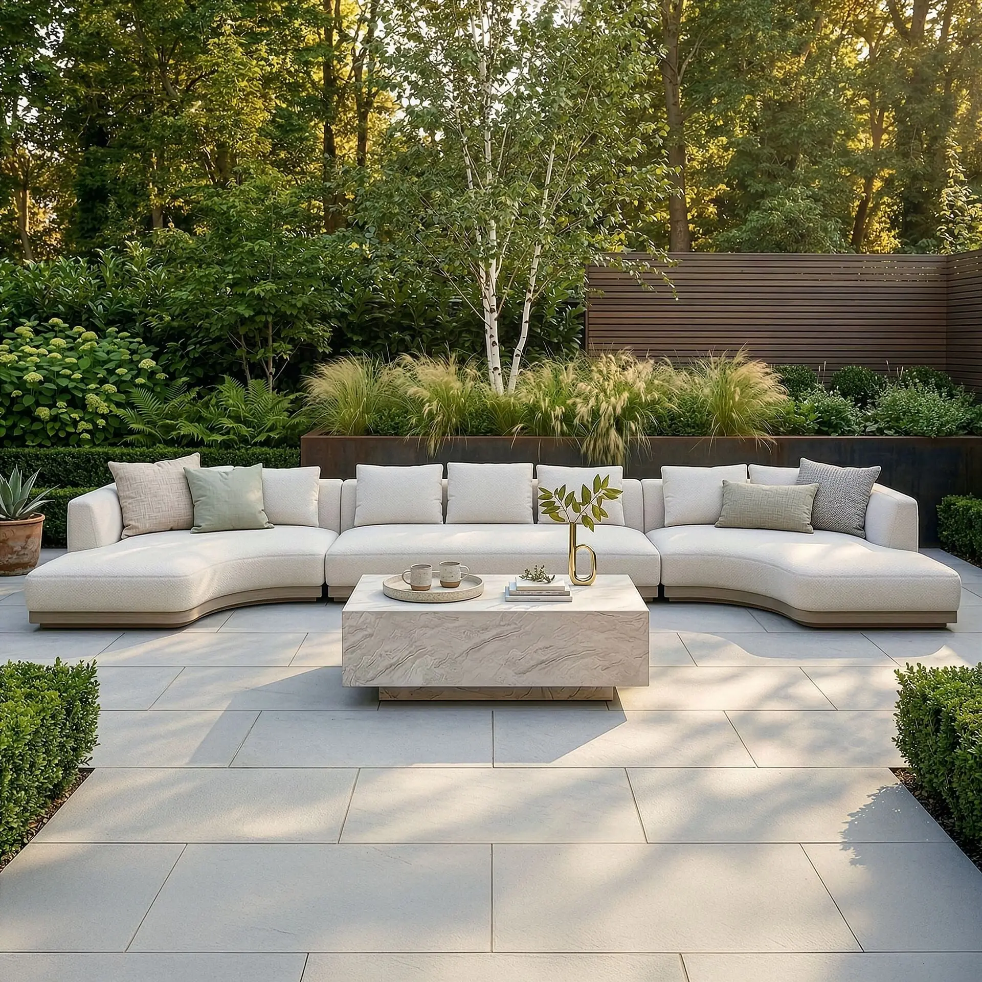 Fabric Lyon Large U Shape Sofa Set