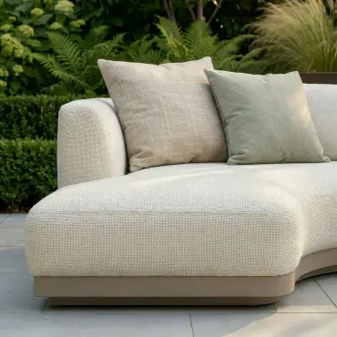 Fabric Lyon Large U Shape Sofa Set with Round Table