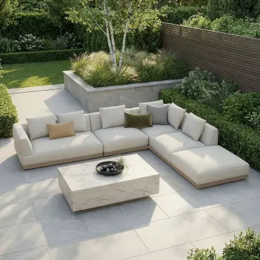 Fabric Lyon Large Corner Sofa Set