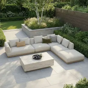 Fabric Lyon Large Corner Sofa Set