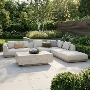 Fabric Lyon Large Corner Sofa Set