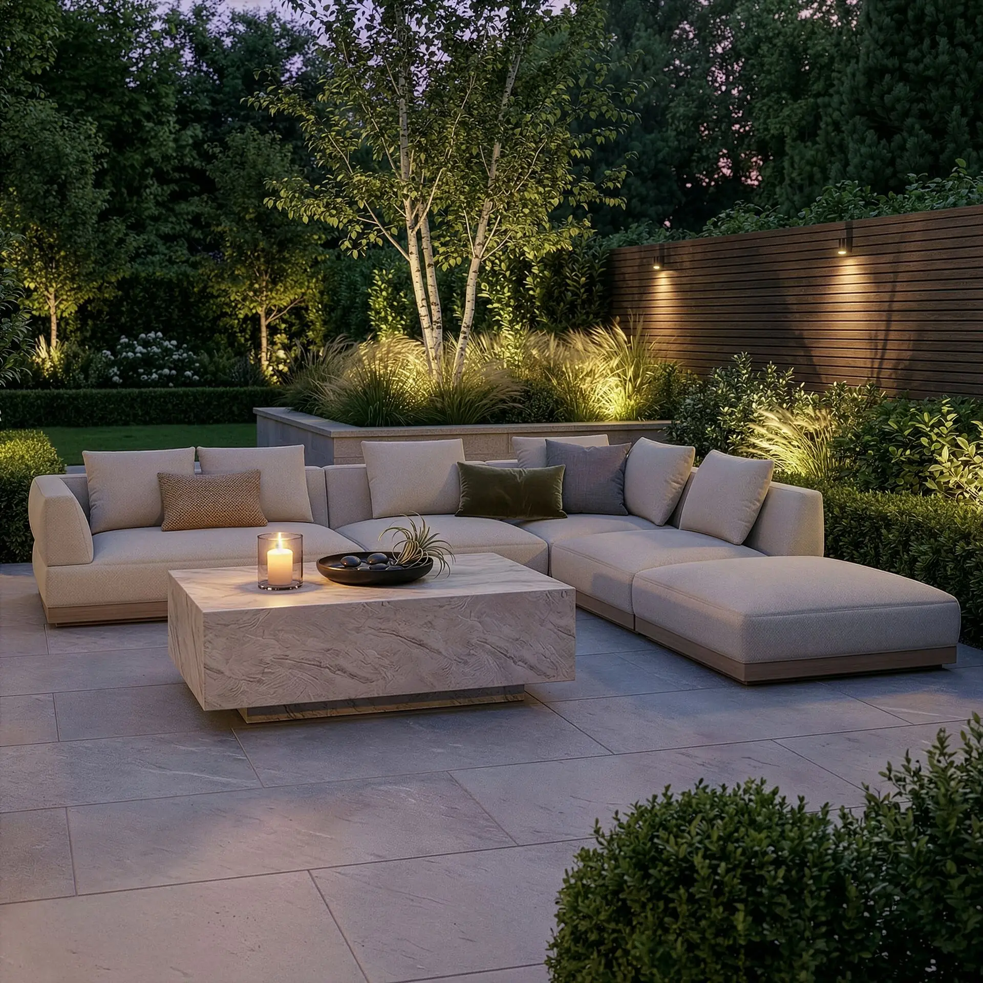 Fabric Lyon Large Corner Sofa Set