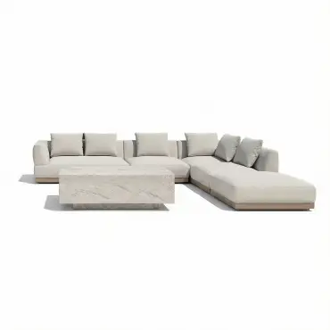 Fabric Lyon Large Corner Sofa Set