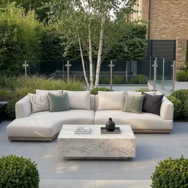 Fabric Lyon Left-Handed Small Corner Sofa Set