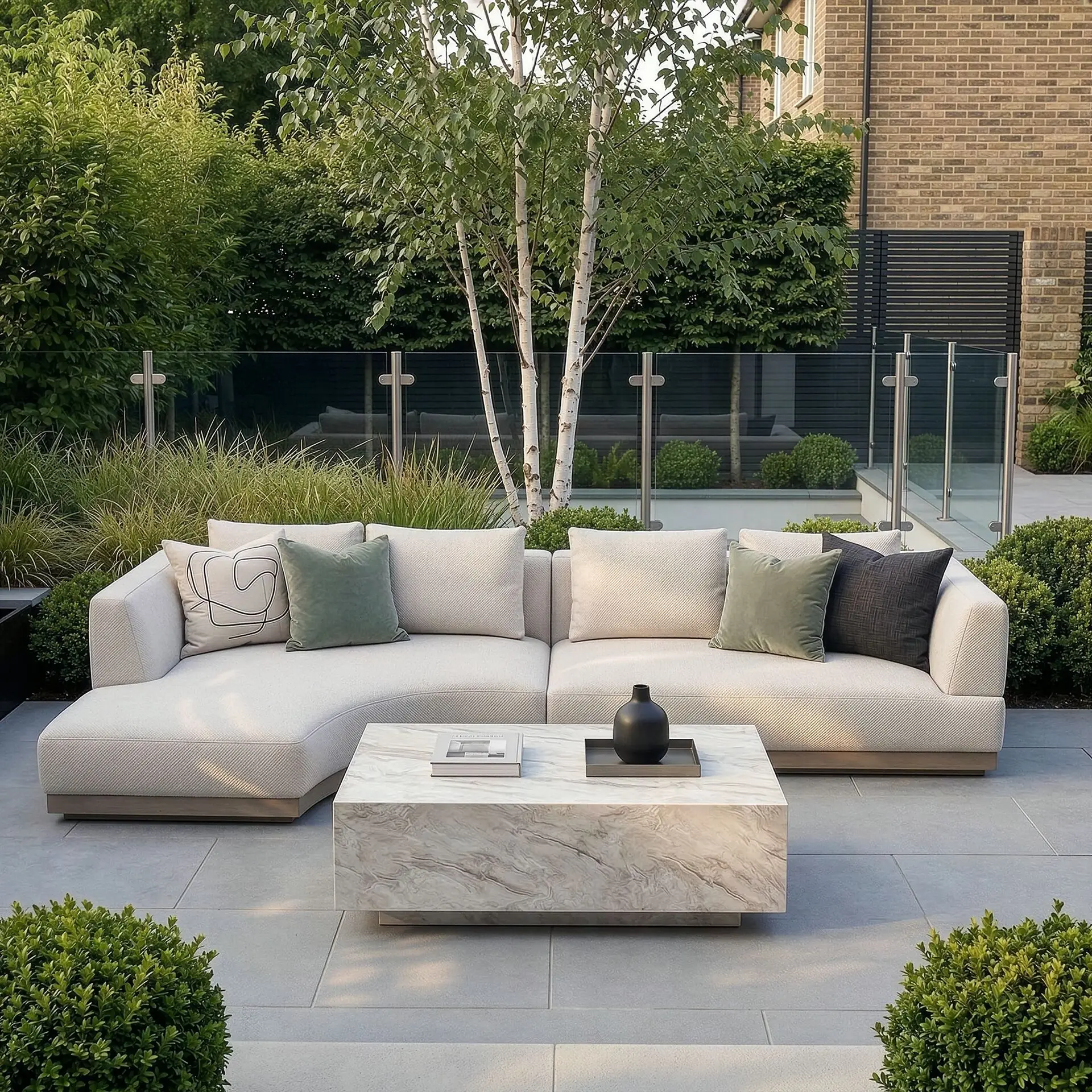 Fabric Lyon Left-Handed Small Corner Sofa Set