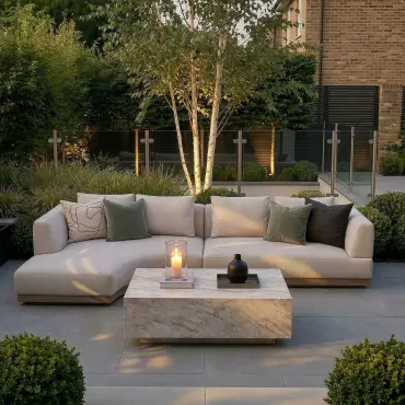 Fabric Lyon Left-Handed Small Corner Sofa Set