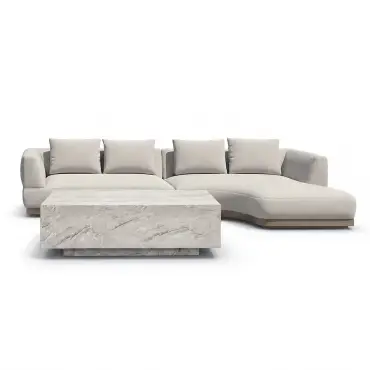 Fabric Lyon Small Corner Sofa Set